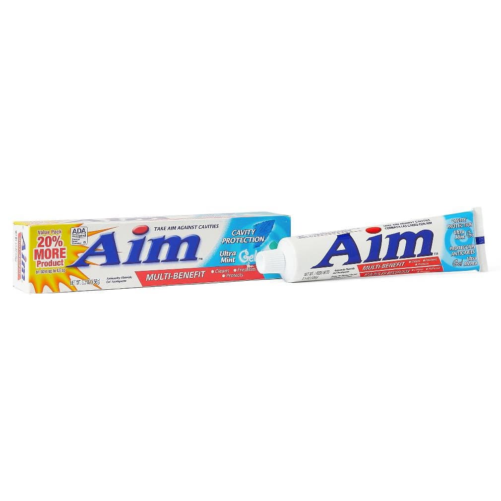 AIM Cavity Protection Toothpaste, Ultra Mint, 5.5 oz - Image 1