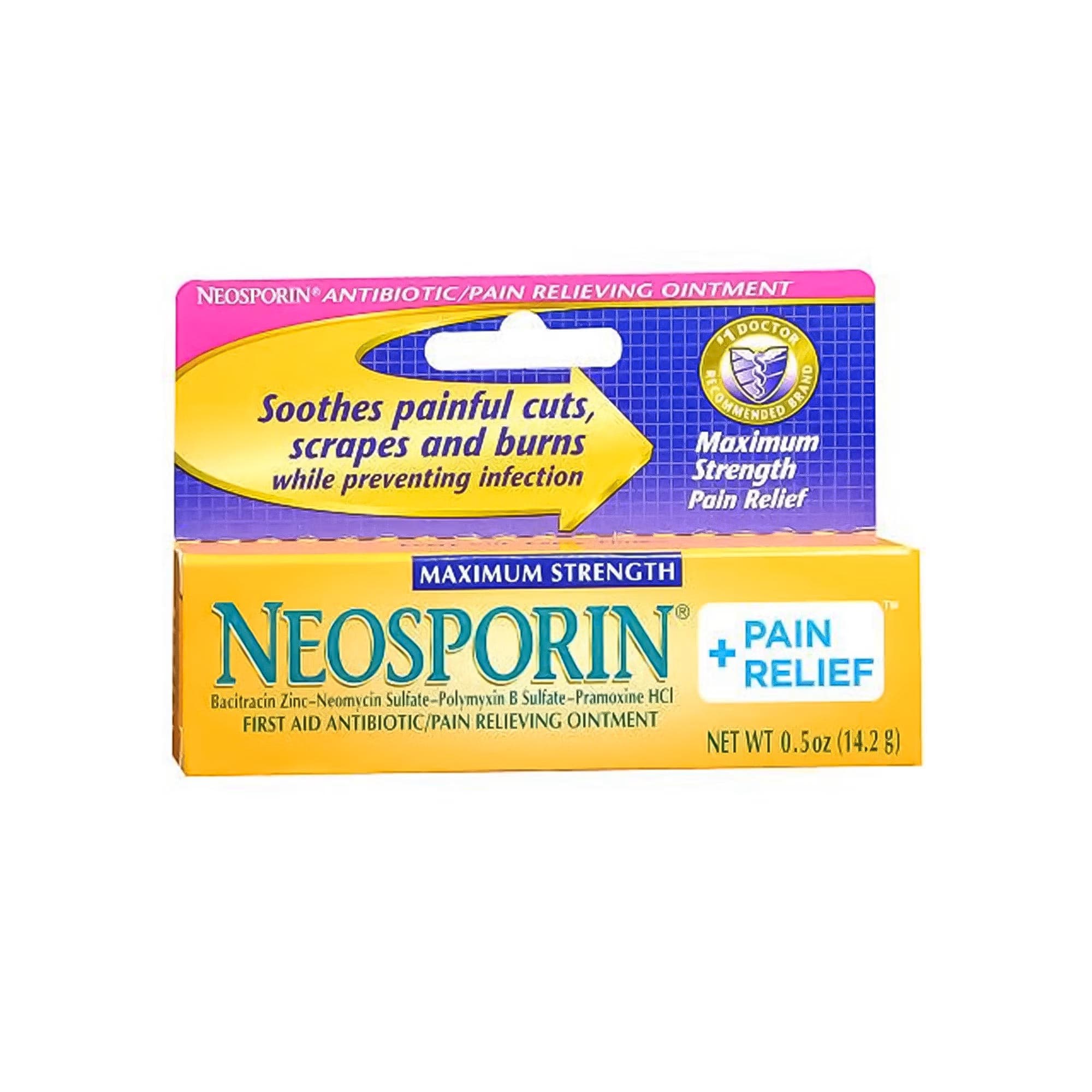 Neosporin + Pain Relief Maximum Strength First Aid Antibiotic With Pain Relief Cream