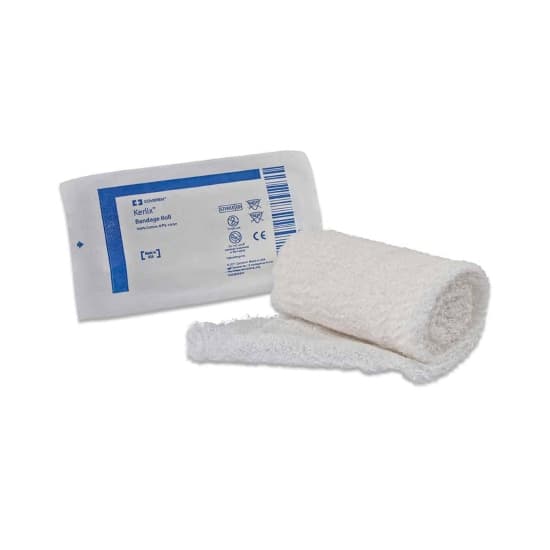 Kerlix 100% Cotton Non-Sterile Bandage Rolls, 3.4 Inch x 3.6 Yard, Non-Sterile - Case of 96 - Image 1