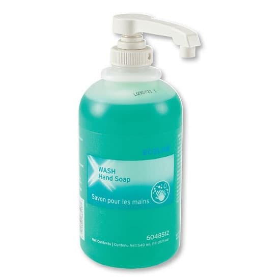 Ecolab Fine Liquid Wash Hand Soap, Floral Scent, 18 oz - Image 1