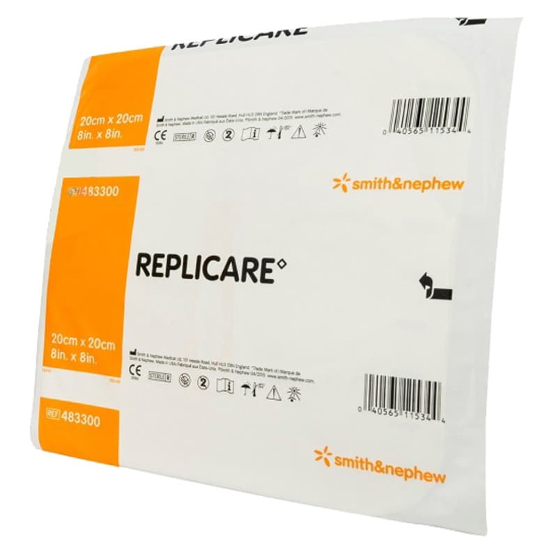 Replicare Hydrocolloid Wound Dressing, 8" x 8" - Image 1
