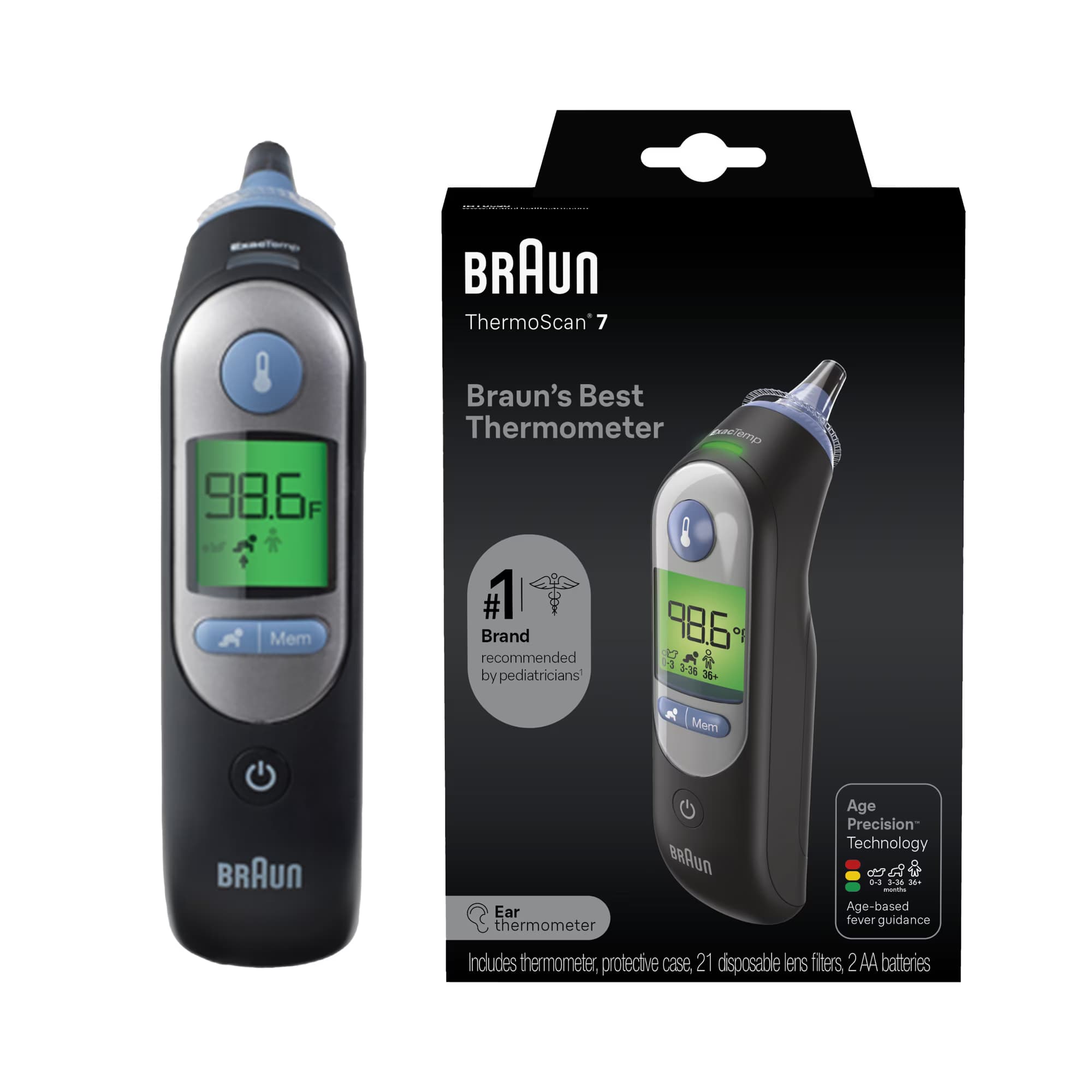 Kaz Braun ThermoScan 7 Age Precision Ear Thermometer - Image 3