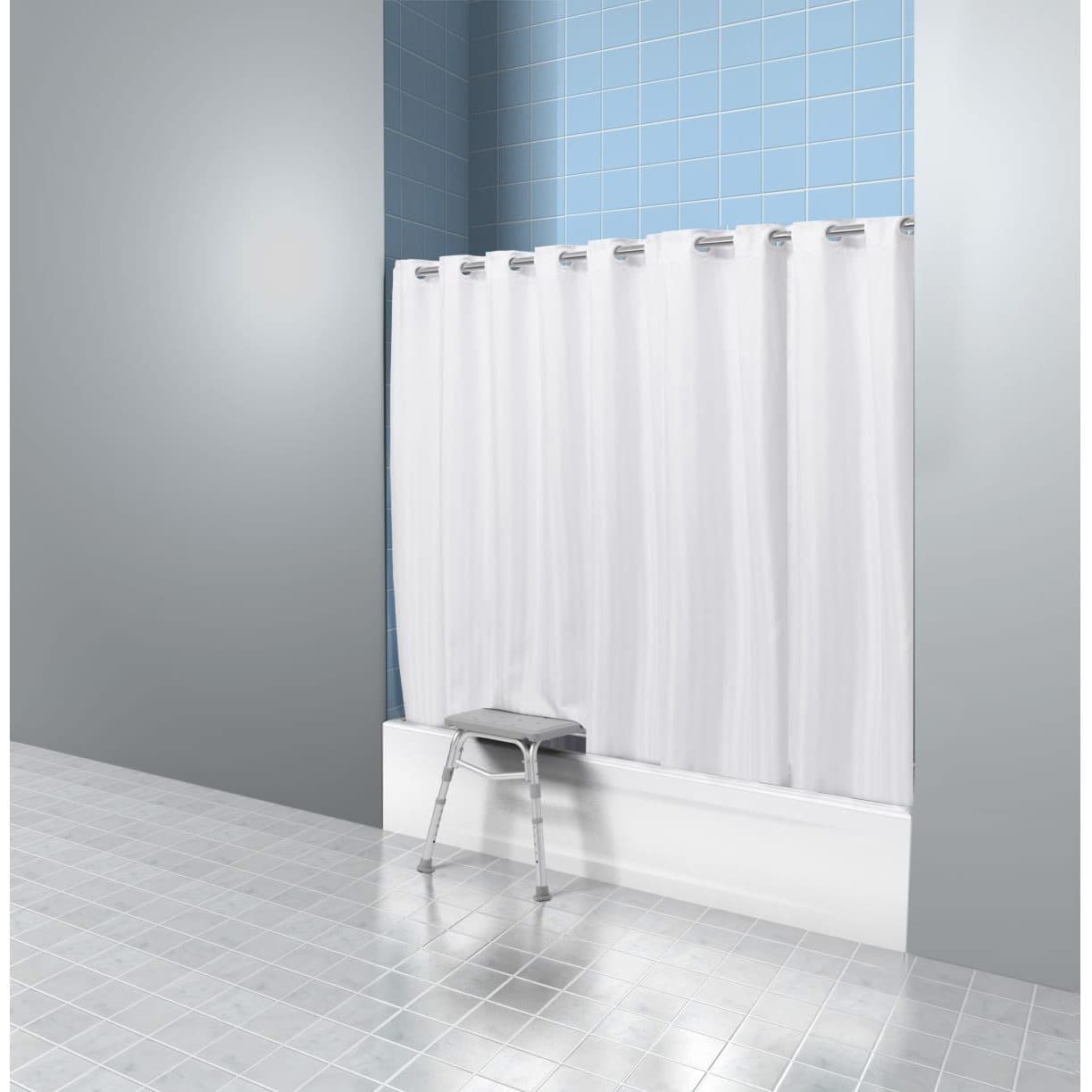 Medline Transfer Bench Shower Curtain, Standard Size - Image 1