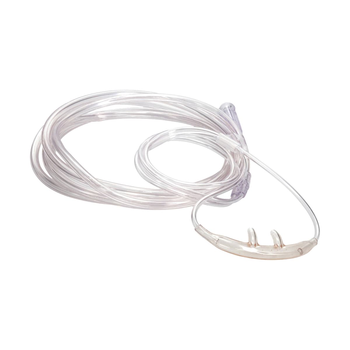 Salter Style Adult 6 LPM Low Flow Soft Oxygen Nasal Cannula with 4 Foot Tubing - Case of 25 - Image 1