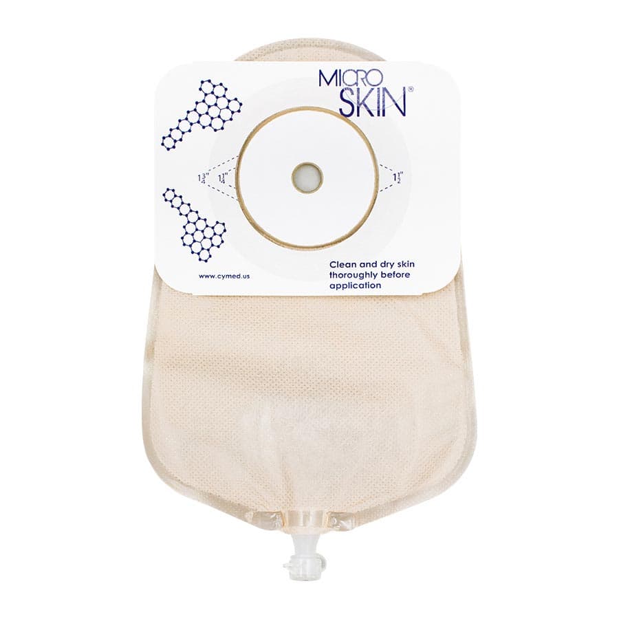 Cymed 9" Clear Urostomy Pouch - Image 1