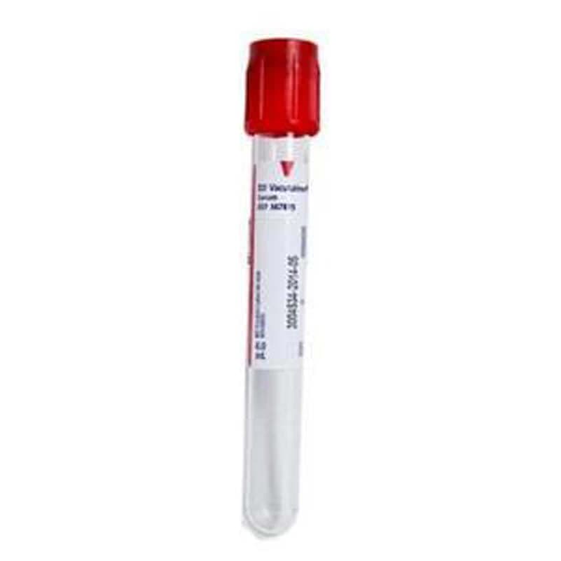 BD Vacutainer Plus Venous Blood Collection Serum Silicone Coated Tube, 6 mL - Box of 100 - Image 1