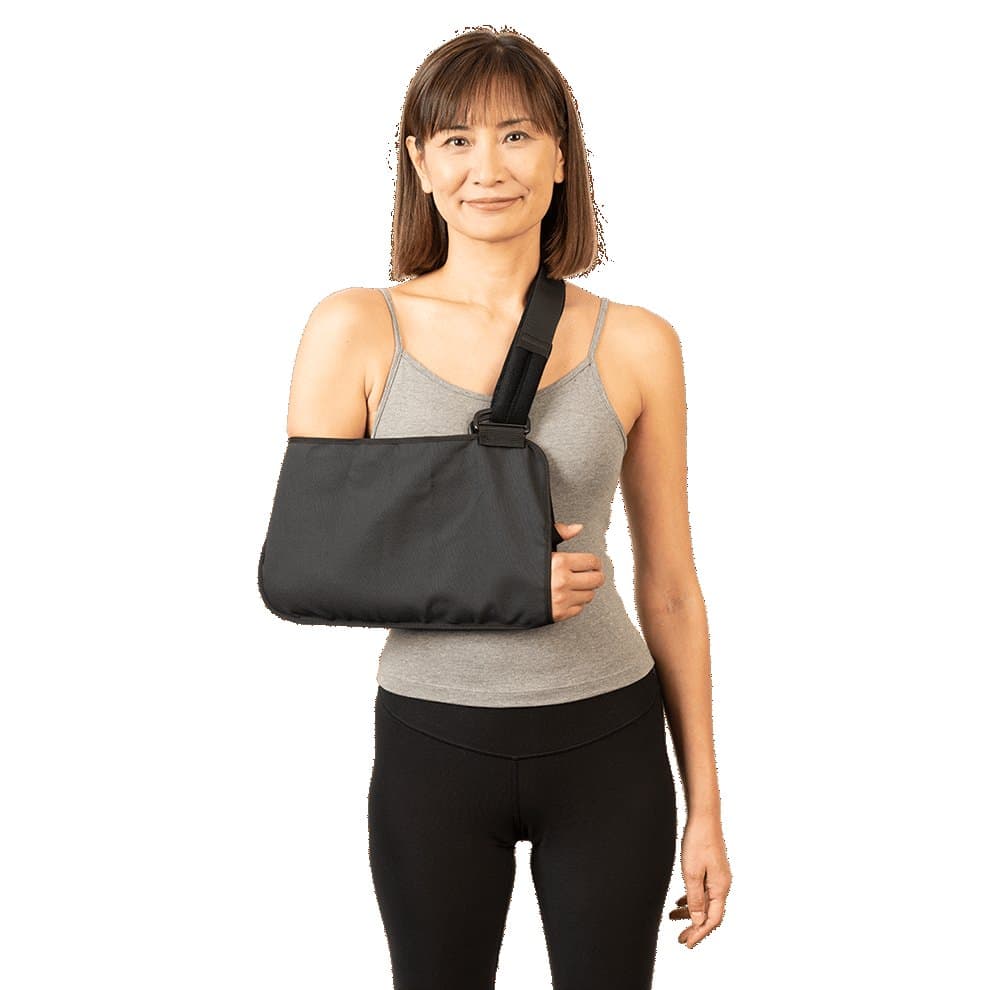 Breg Deluxe Shoulder Sling, Black, Extra Small - Each - Image 1