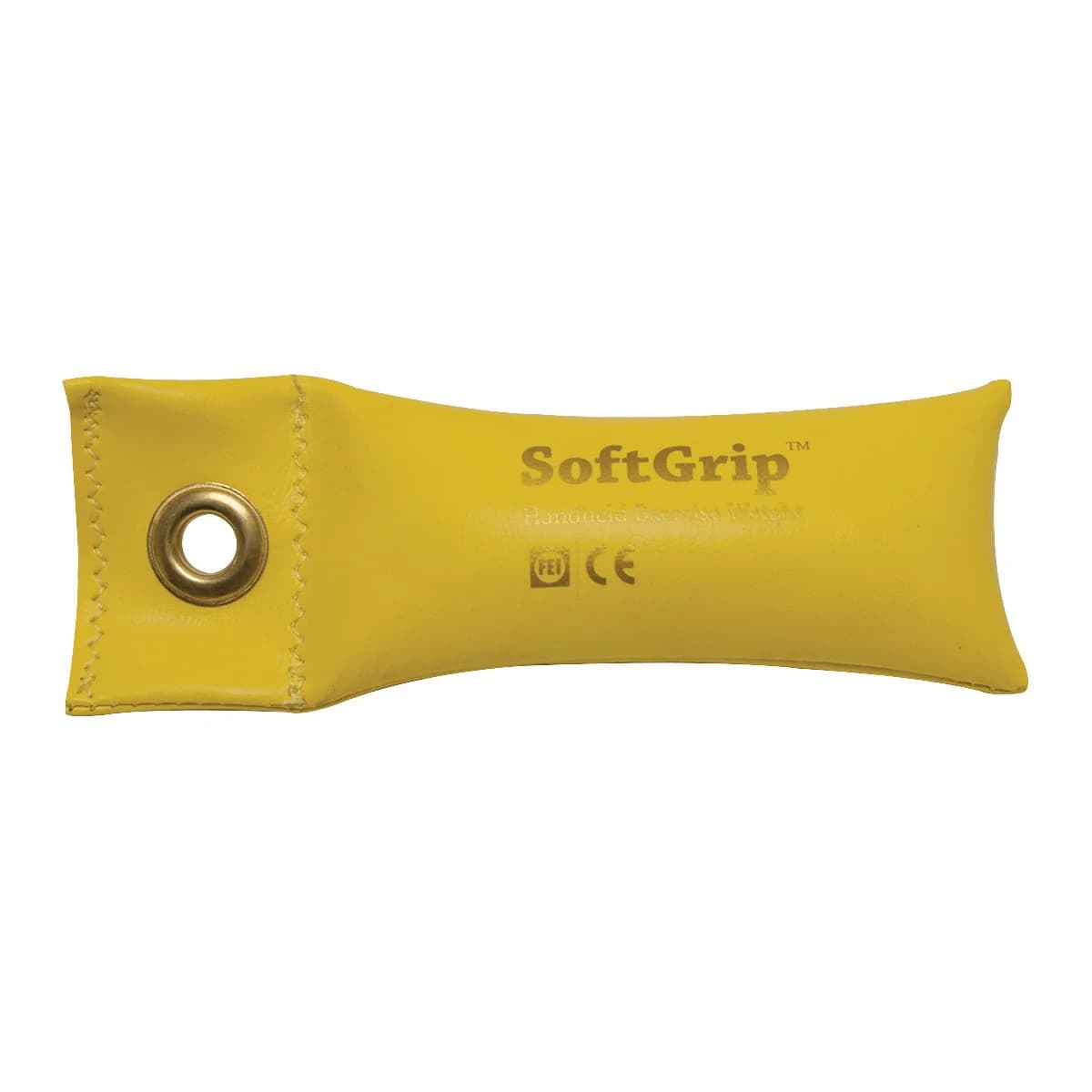 CanDo SoftGrip Hand Weights, Yellow, 1 Lbs - Image 1