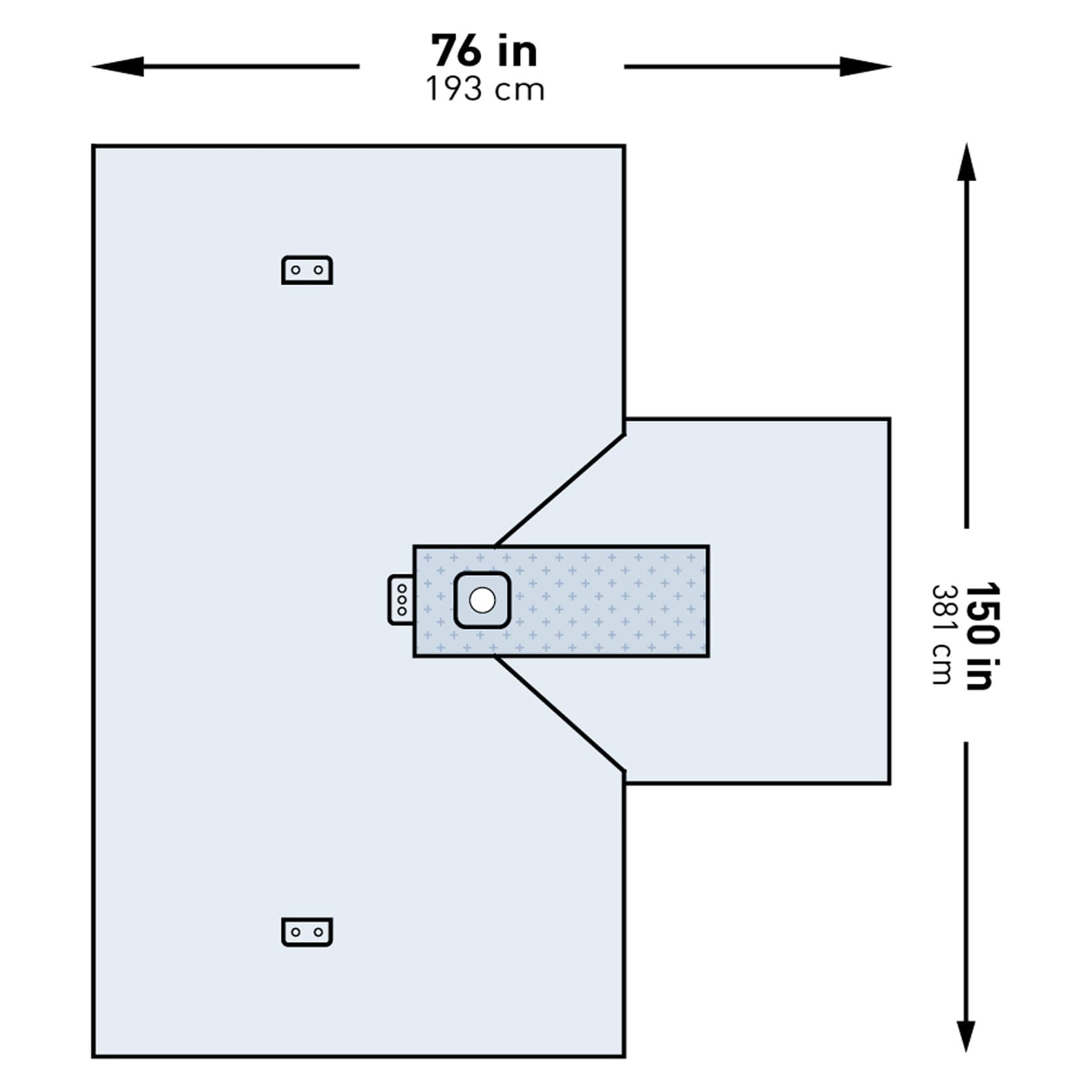 McKesson Orthopedic Hand Drape - Image 2