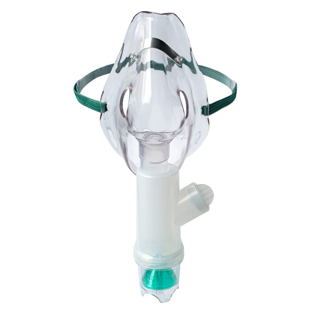 Salter Labs Adult Nebulizer with Elastic Headstrap Style Aerosol Mask without Tubing - Each - Image 1