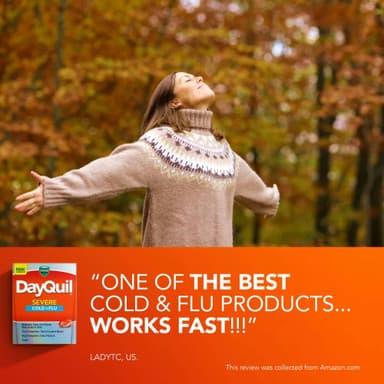 Vicks DayQuill Severe Cold and Flu Relief - Carton of 24 - Image 5