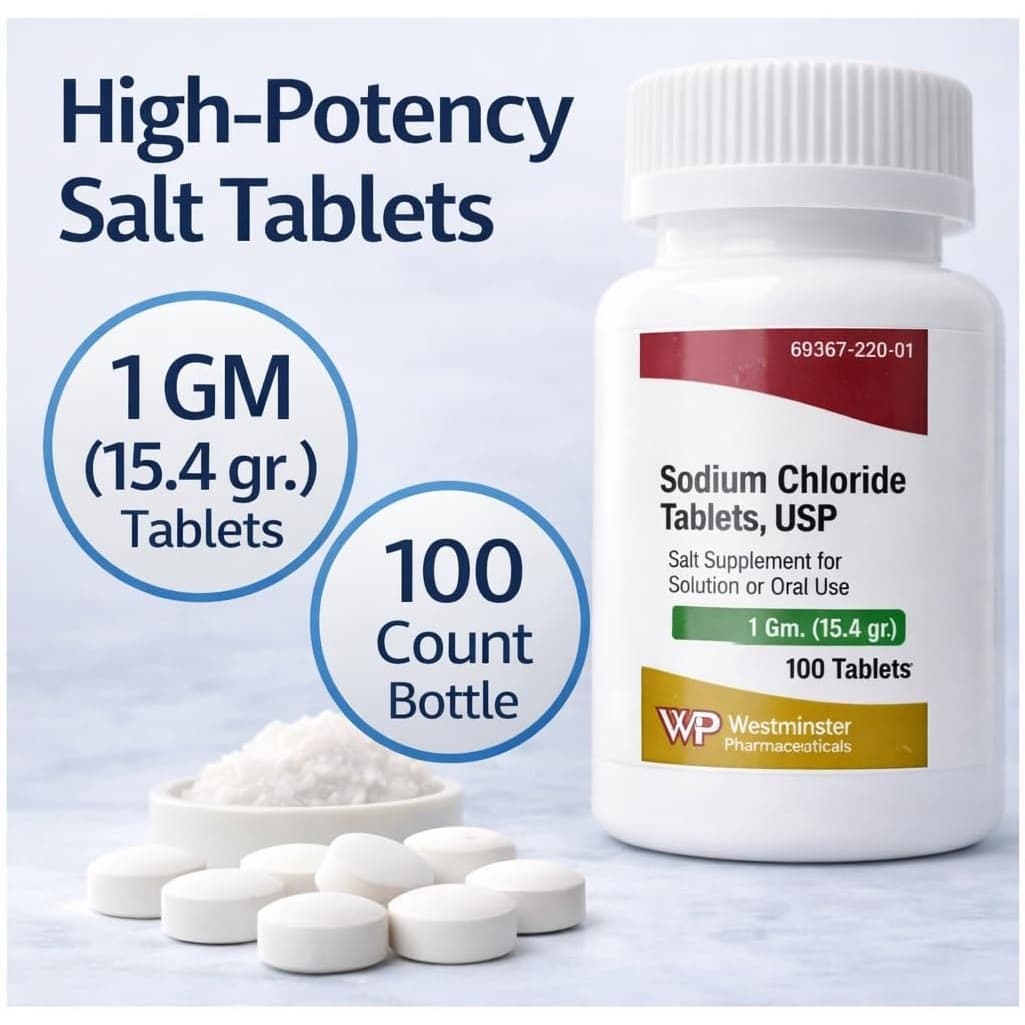 Westminster Sodium Chloride Supplement Tablets, 1 mg - Image 2