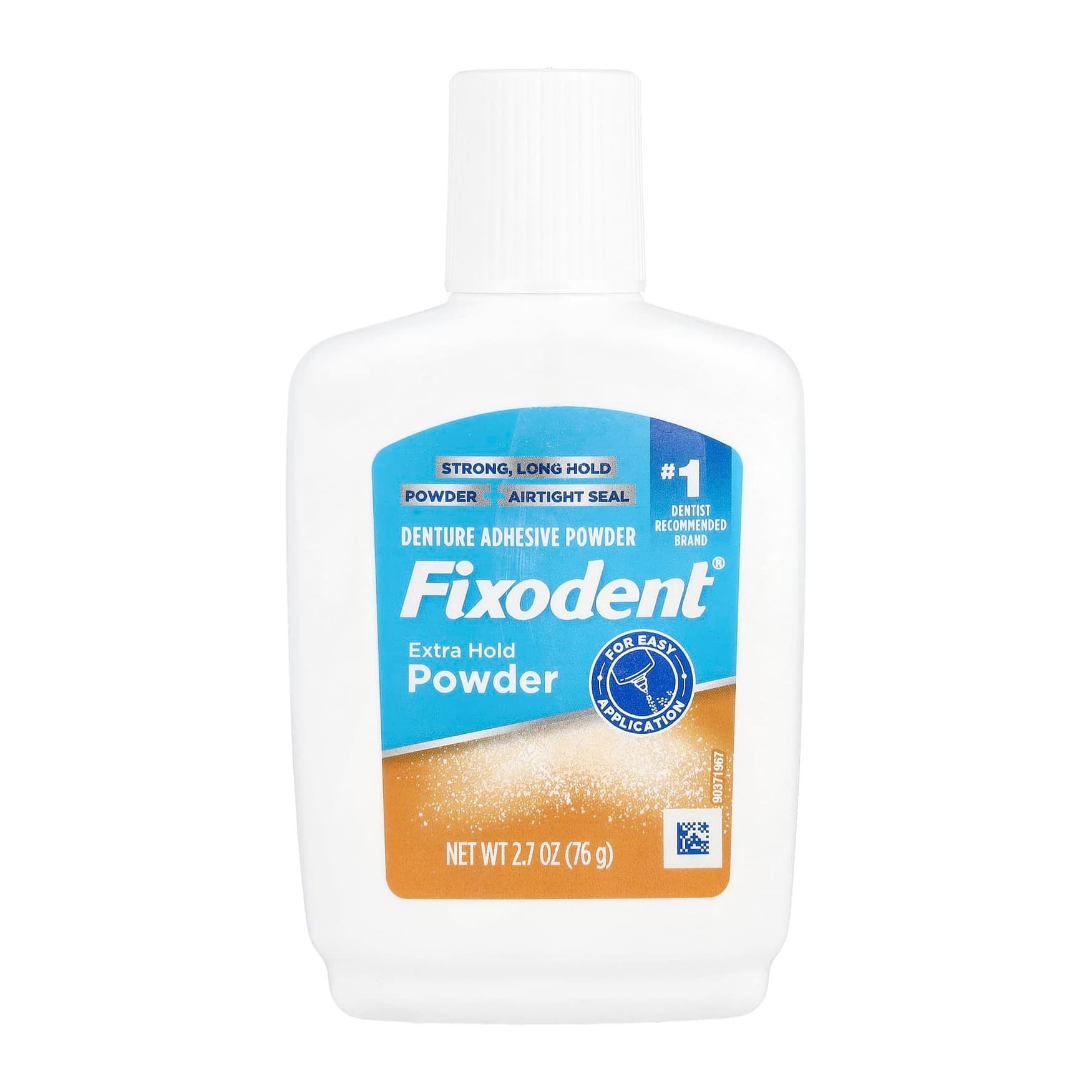 Fixodent Extra Hold Denture Adhesive Powder, 2.7 oz - Case of 24 - Image 1