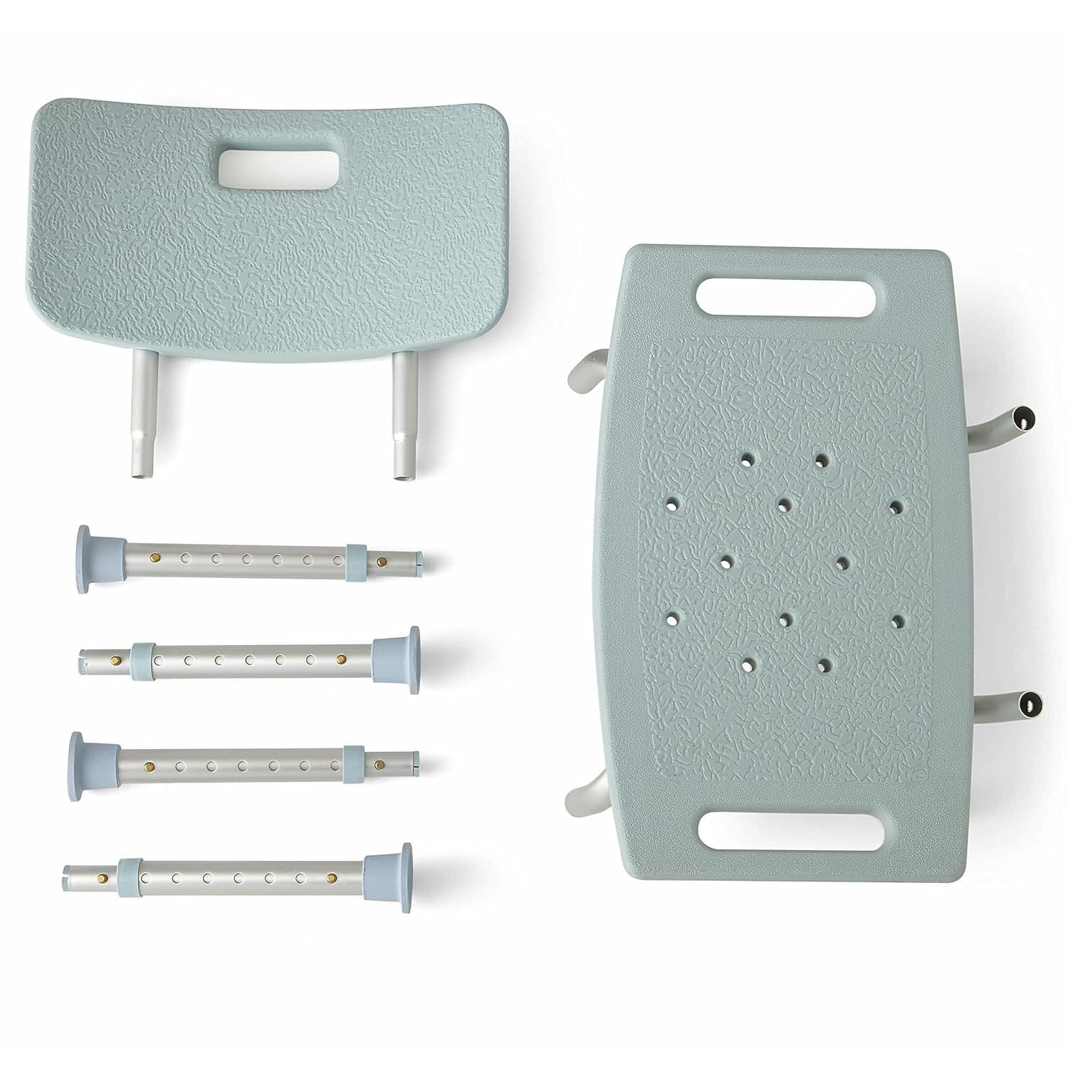 Medline Knockdown Shower Chairs With Backs, Microban Treated - Image 7