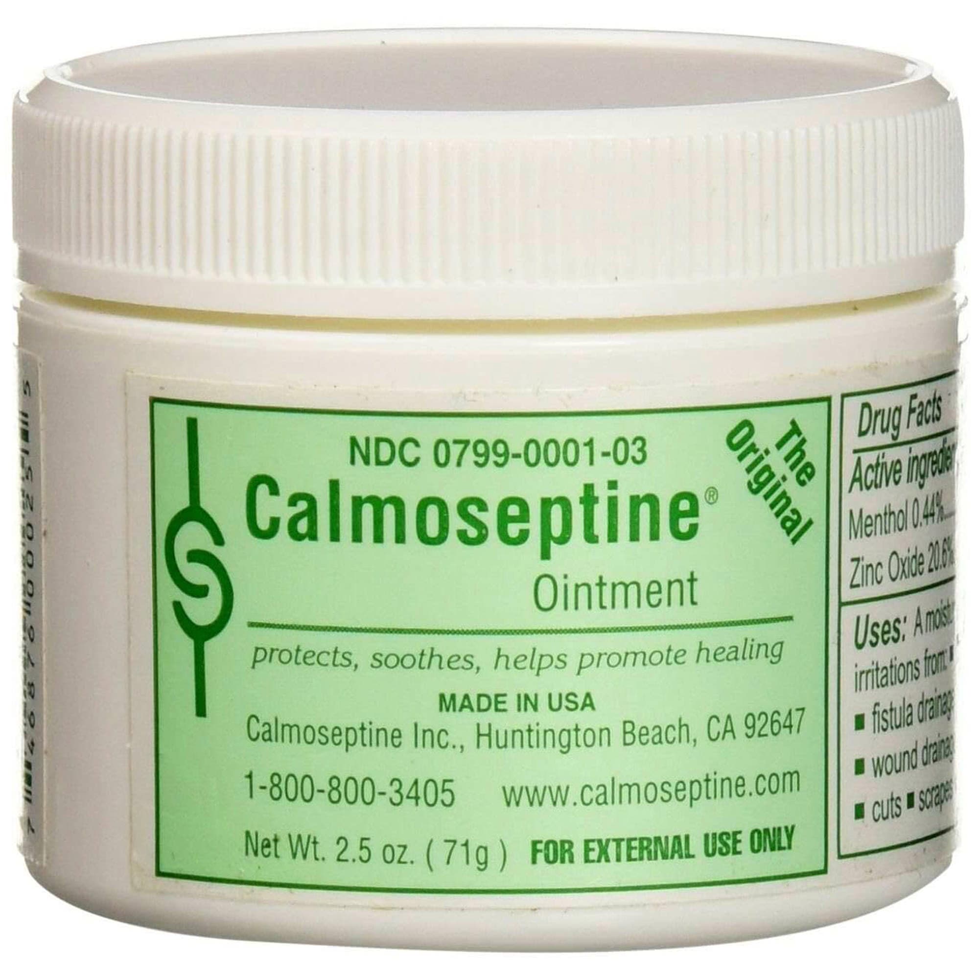 Calmoseptine Moisture Barrier Ointment, 2.5 oz Jar - Image 1