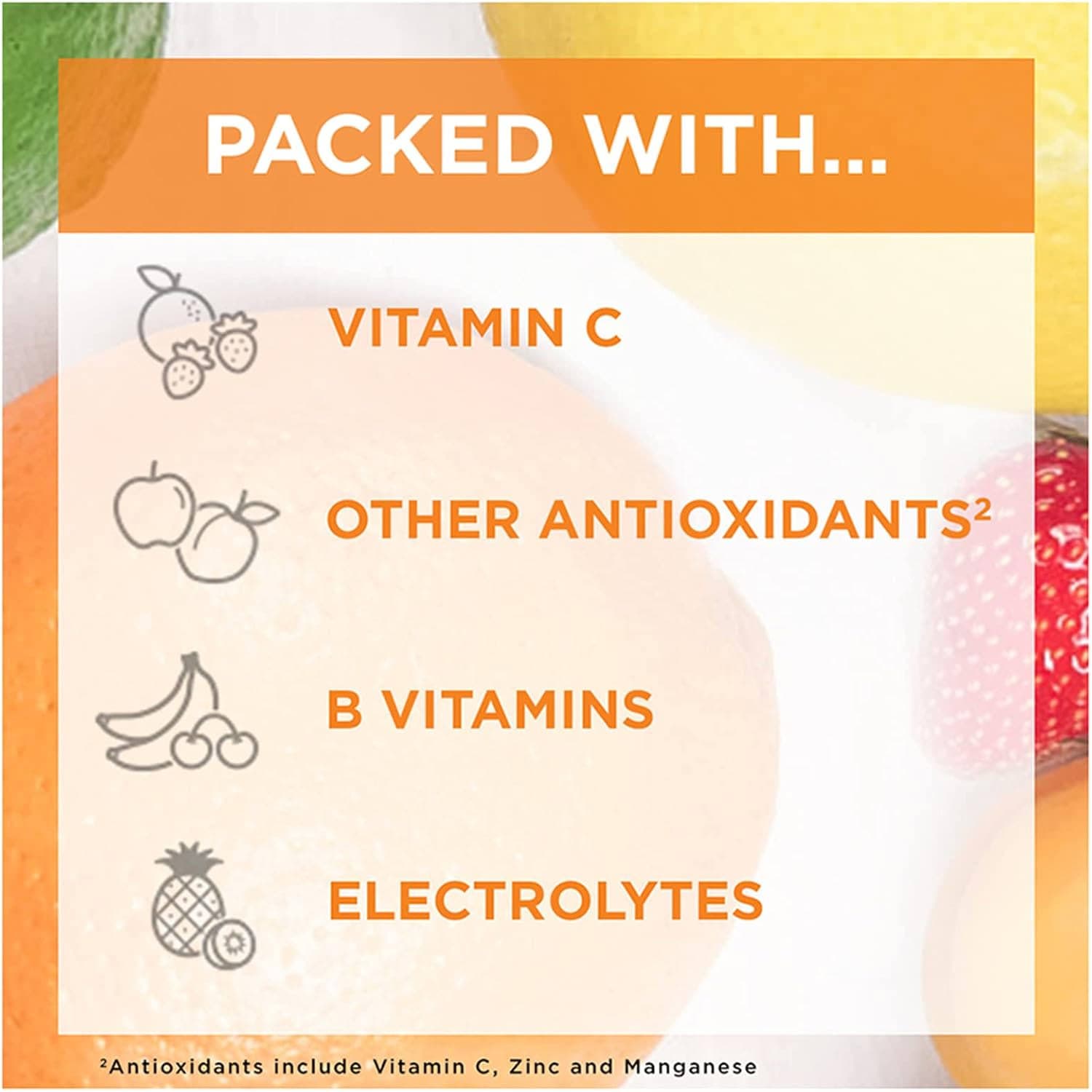 Emergen-C 1000mg Vitamin C Powder, Super Orange, 1000 mg, 30 Count - Each - Image 2