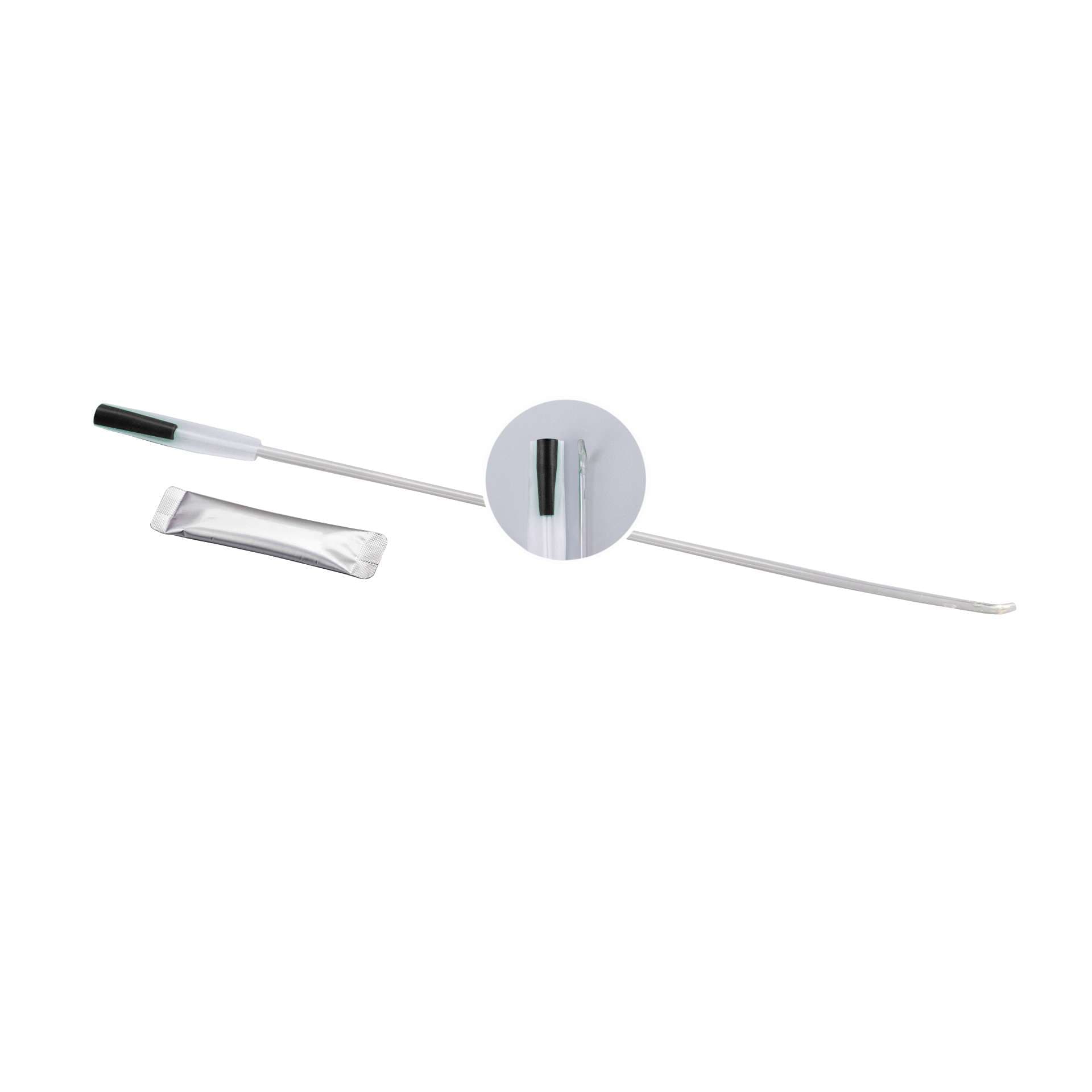TruCath Hydrophilic Coude Catheters, 10 Fr 16 Inch - Box of 30 - Image 1