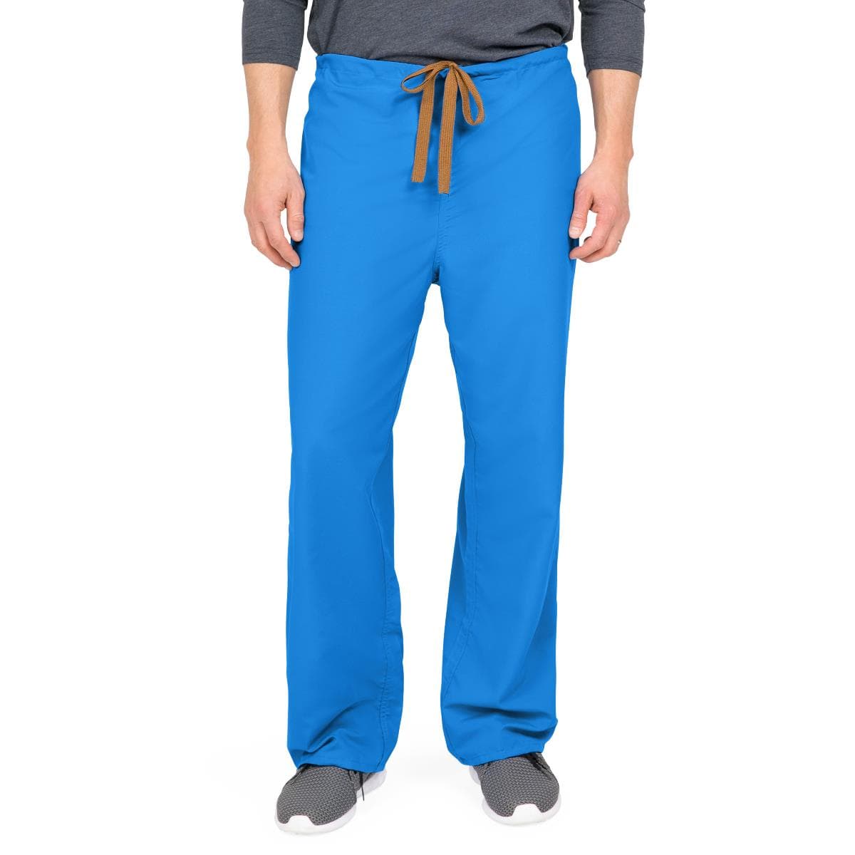 PerforMAX Unisex Reversible Front Drawstring Scrub Pants, Angelica Color Coding, Royal Blue, Medium - Image 1