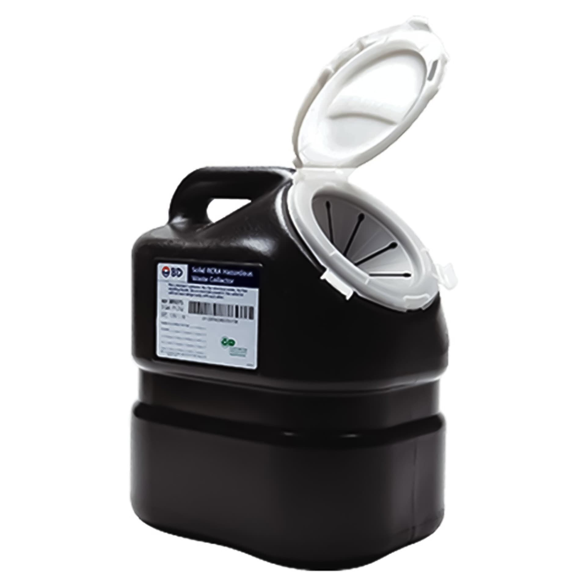 Recykleen RCRA Waste Container with Absorbant Pad, 12 H x 10-1/2 W x 7-1/2 D Inch - Case of 12 - Image 1