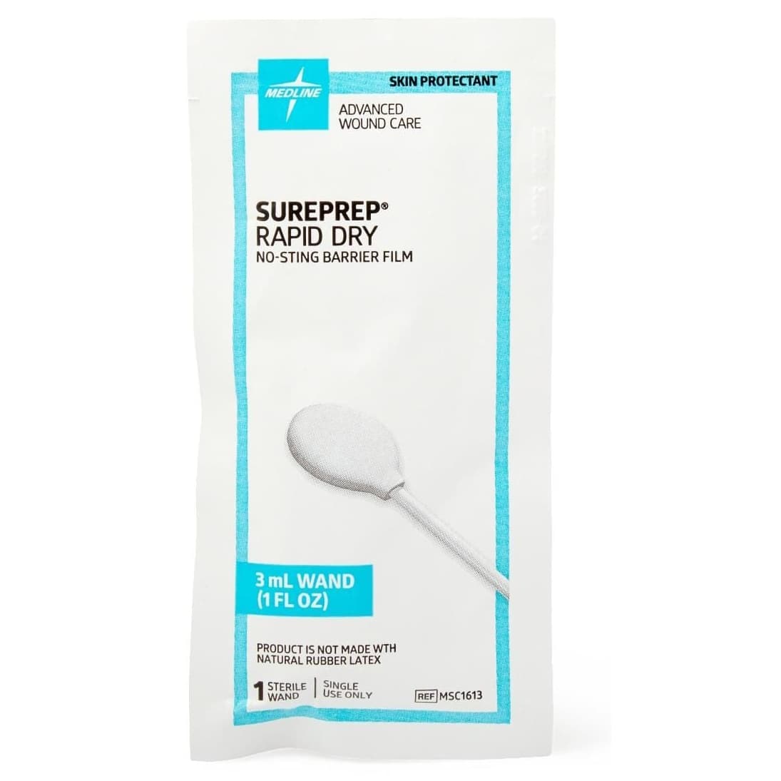 Medline SurePrep Rapid Dry Barrier Film, 1 ml - Box of 5 - Image 3