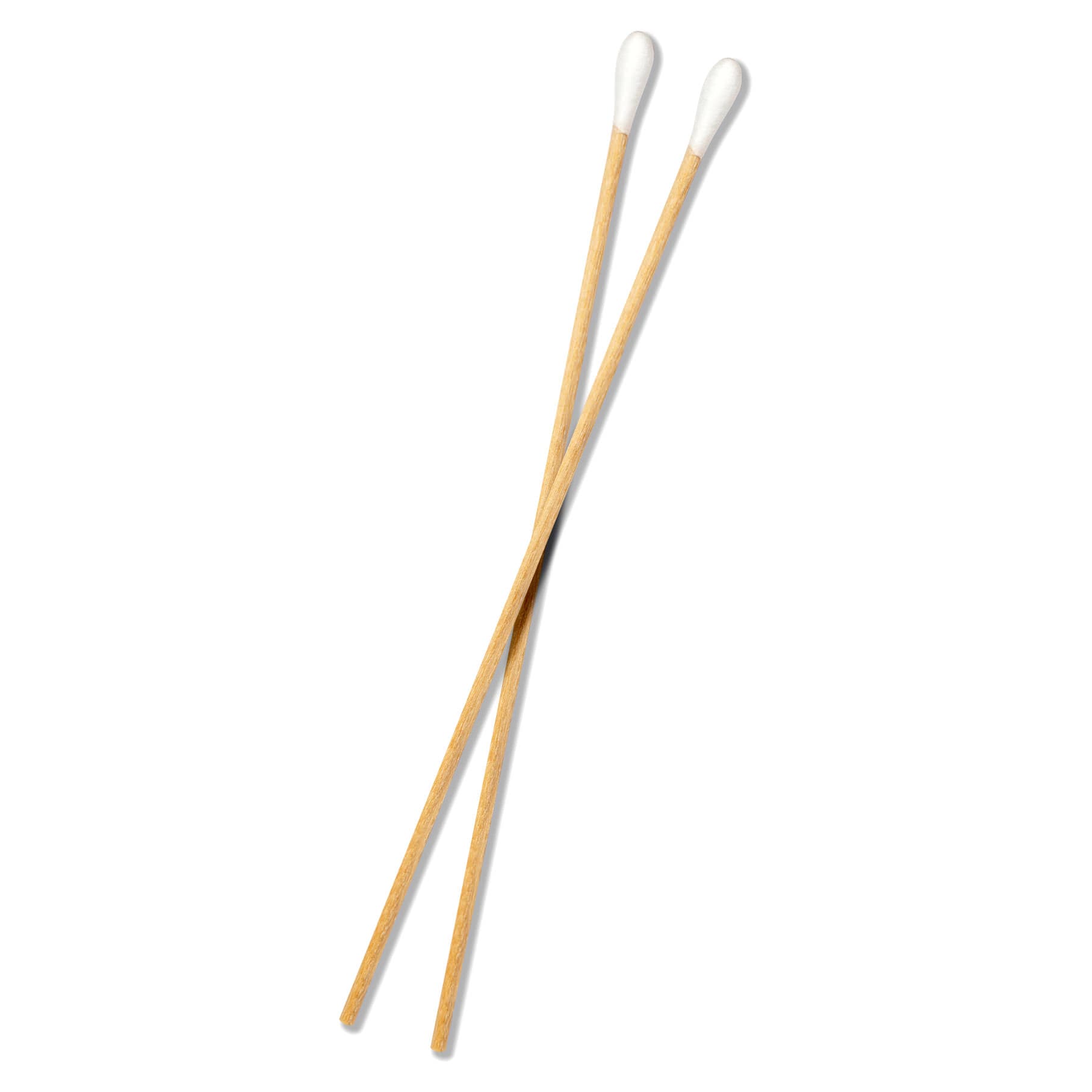Dukal Cotton Tip Wood Shaft Applicator, Sterile, 6 Inch - Box of 100 - Image 1