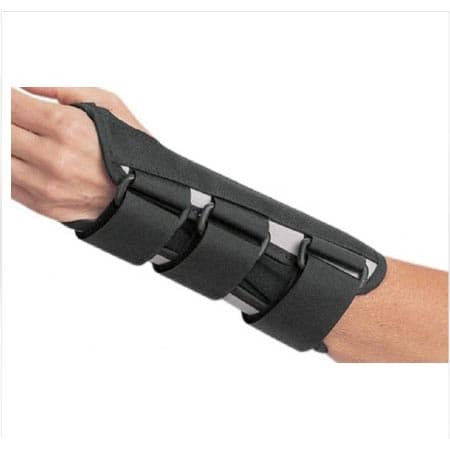 ProCare B.A.T.H. Aluminum-Canvas Wrist Brace, Right Hand Black, Pediatric - Each - Image 1