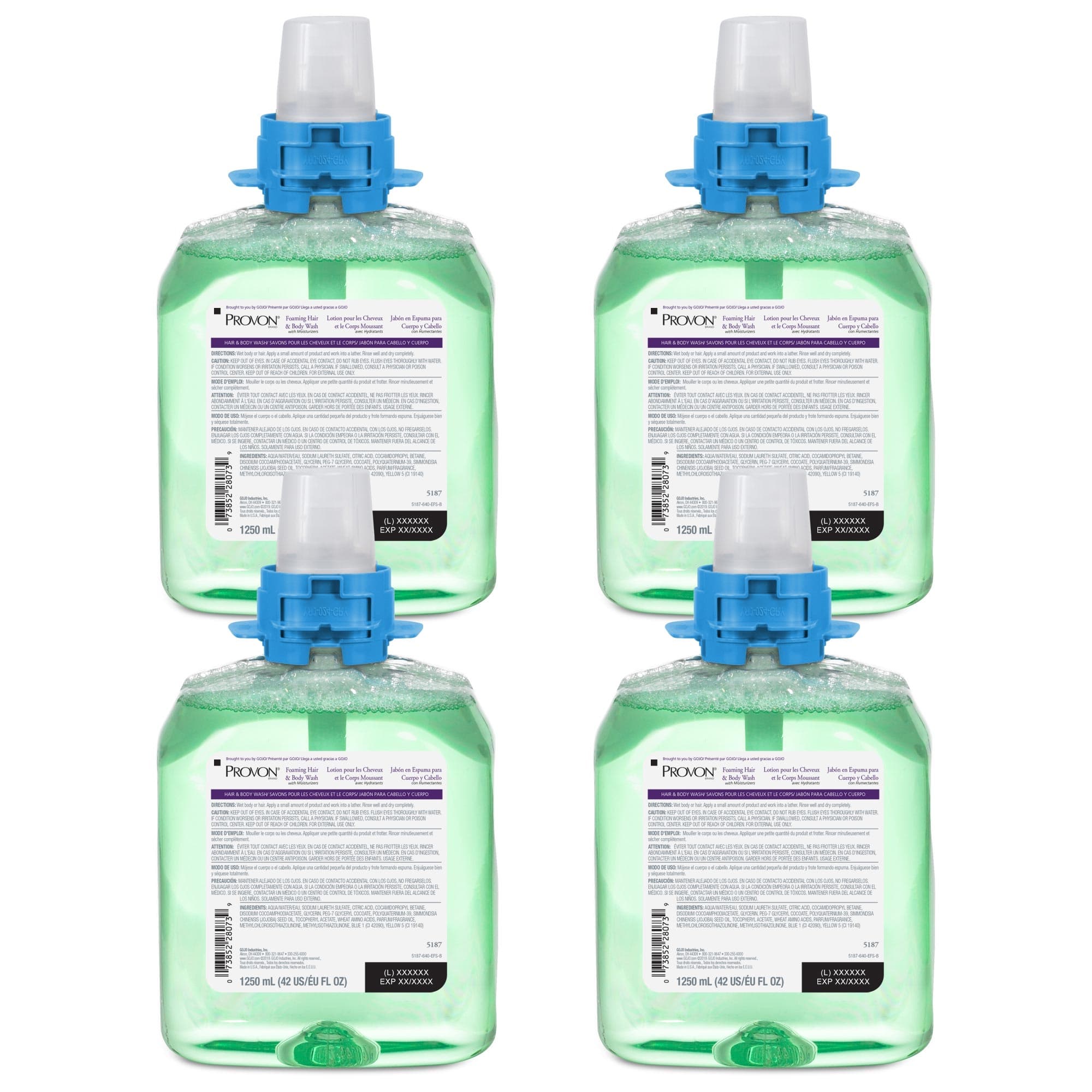 PROVON Shampoo and Body Wash, 1250 ml - Case of 4 - Image 2