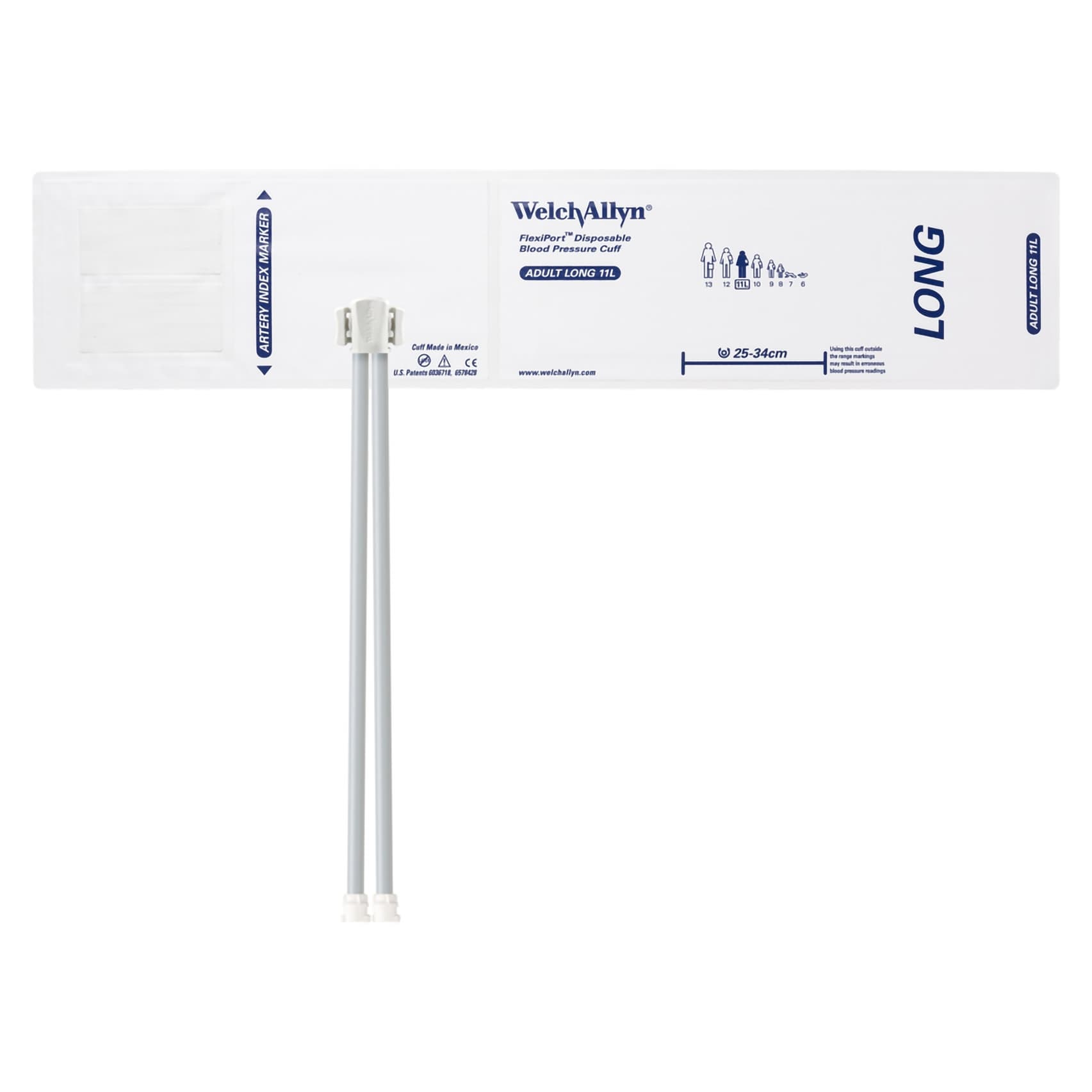 FlexiPort Single Patient Use Cloth Fabric Blood Pressure Cuff