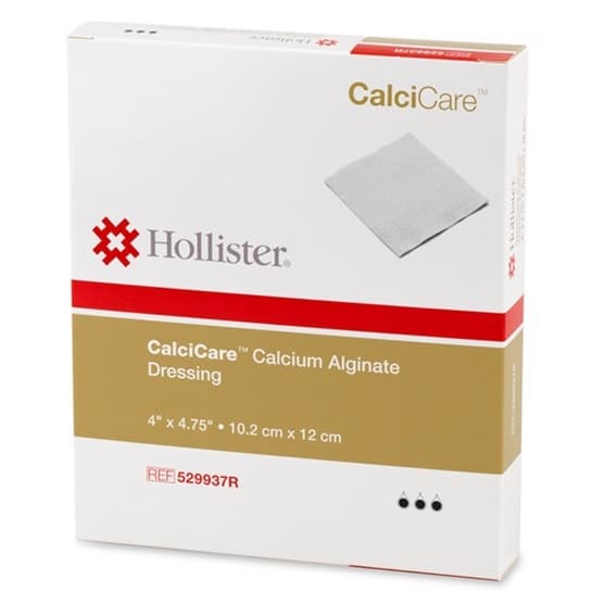 CalciCare Calcium Alginate Dressing 4" x 4-3/4" - Box of 10 - Image 1