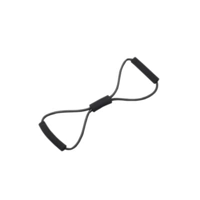 CanDo Tubing BowTie Exerciser, 22 Inch, Black, Extra Heavy - Image 1