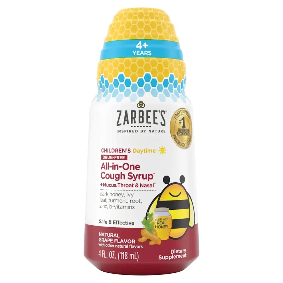 Zarbee's Kid's All-in-One Day Cough + Mucus, Throat, & Nasal