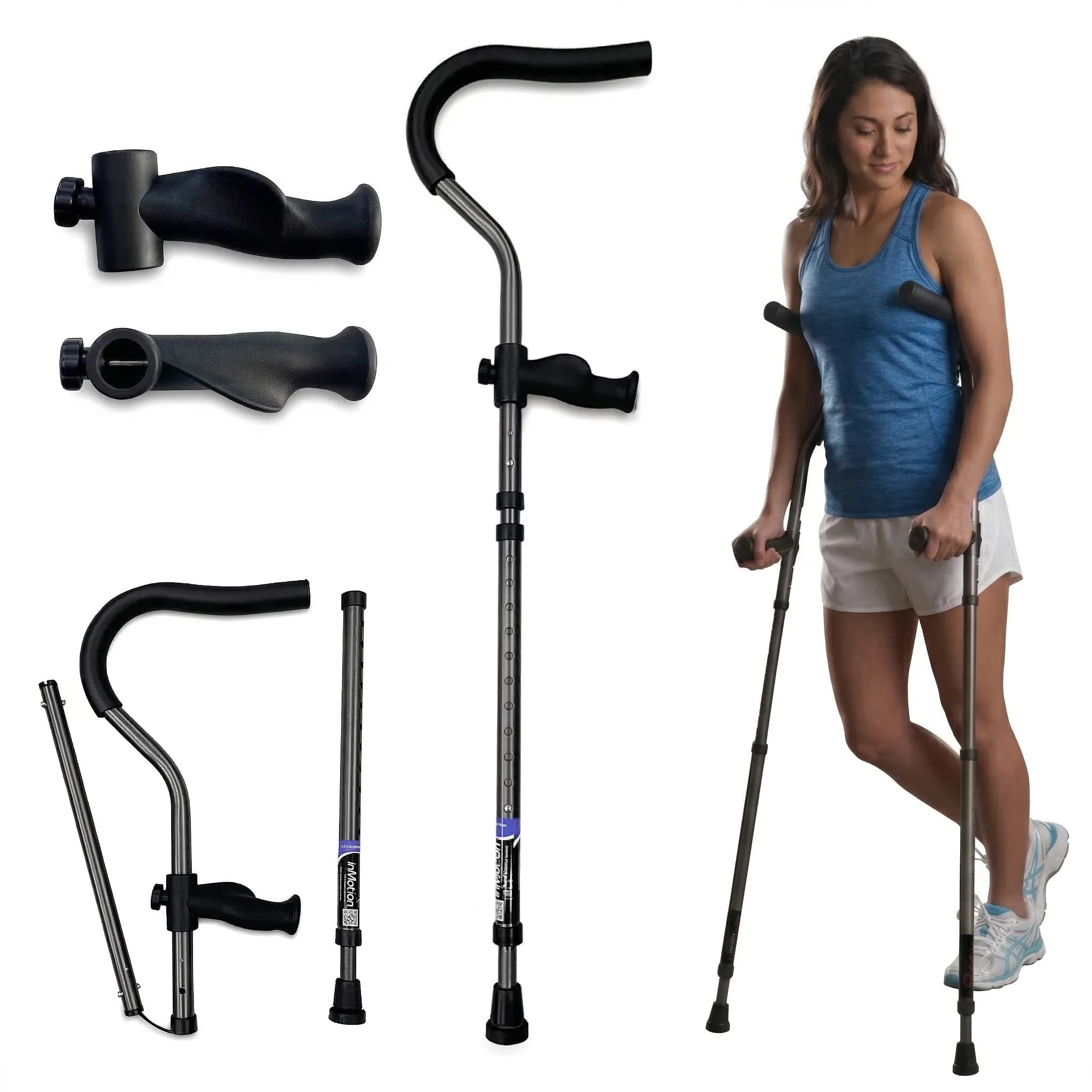 Millennial Medical In-Motion Pro Underarm Crutch - Image 2