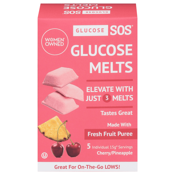 Glucose SOS Melts, Cherry Pineapple Pack - Image 2