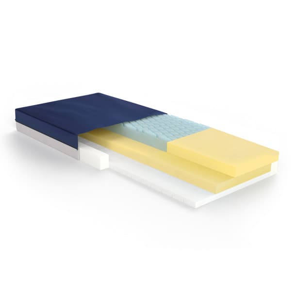 Drive Gravity 7 Long Term Care Pressure Redistribution Mattress, With Raised Rails, 36 W x 80 L x 6 H Inch - Image 1