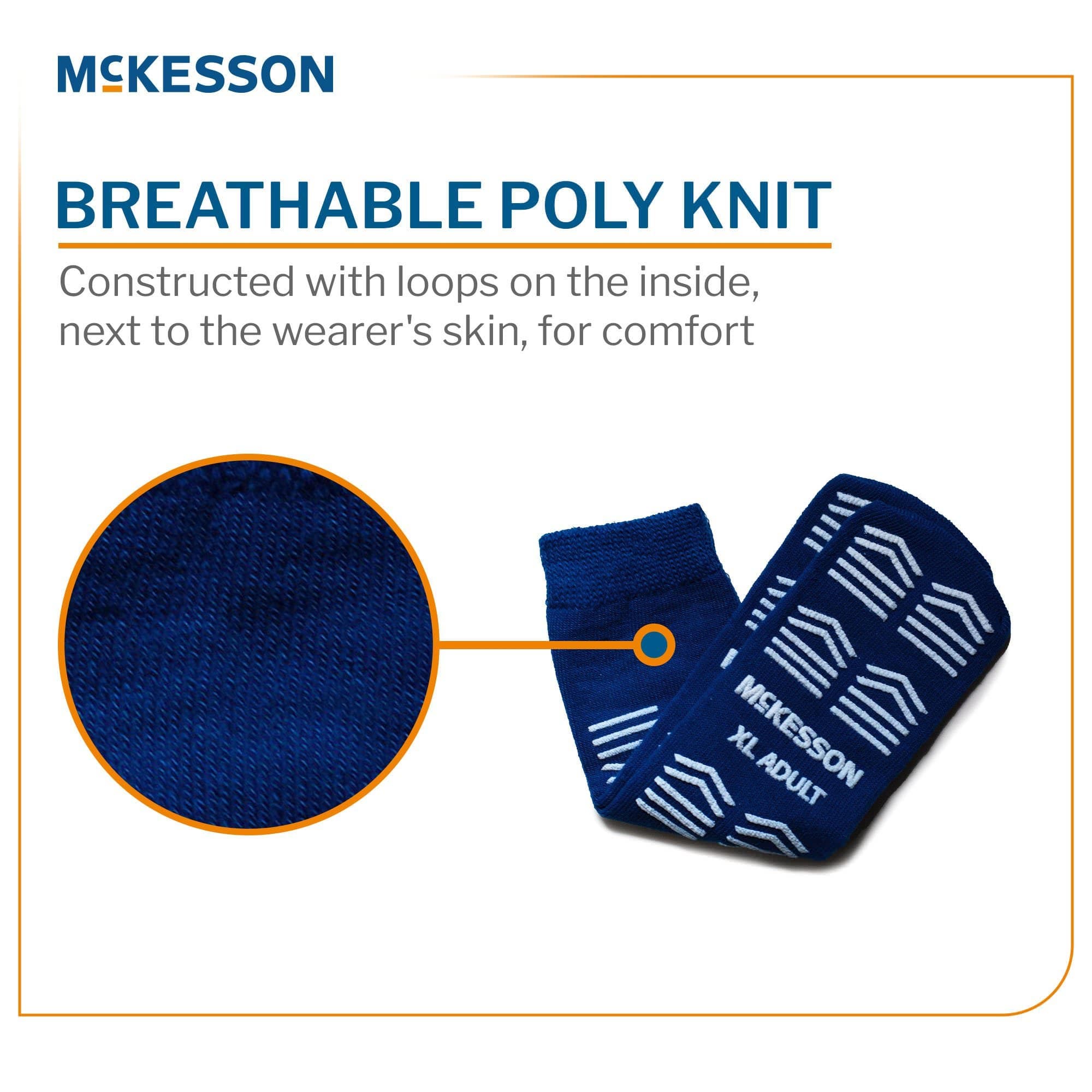McKesson Unisex Adult Slipper Socks - Image 2