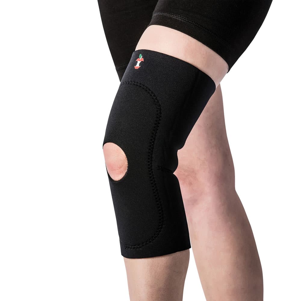Swede-O Neoprene Open Patella Knee Sleeve, 2X-Large, Black - Image 1