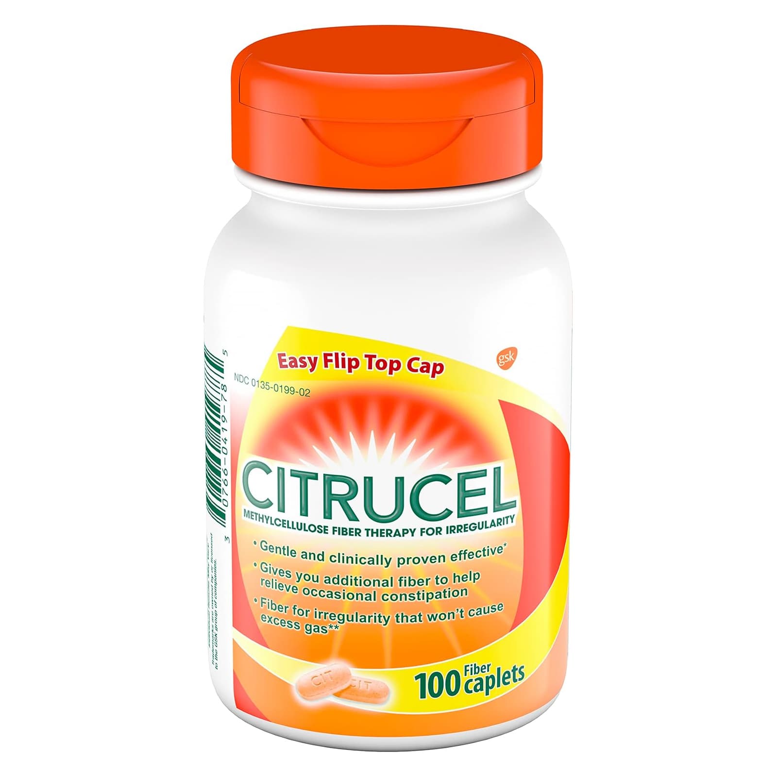 Citrucel Fiber Therapy Caplets for Occasional Constipation Relief - Image 1