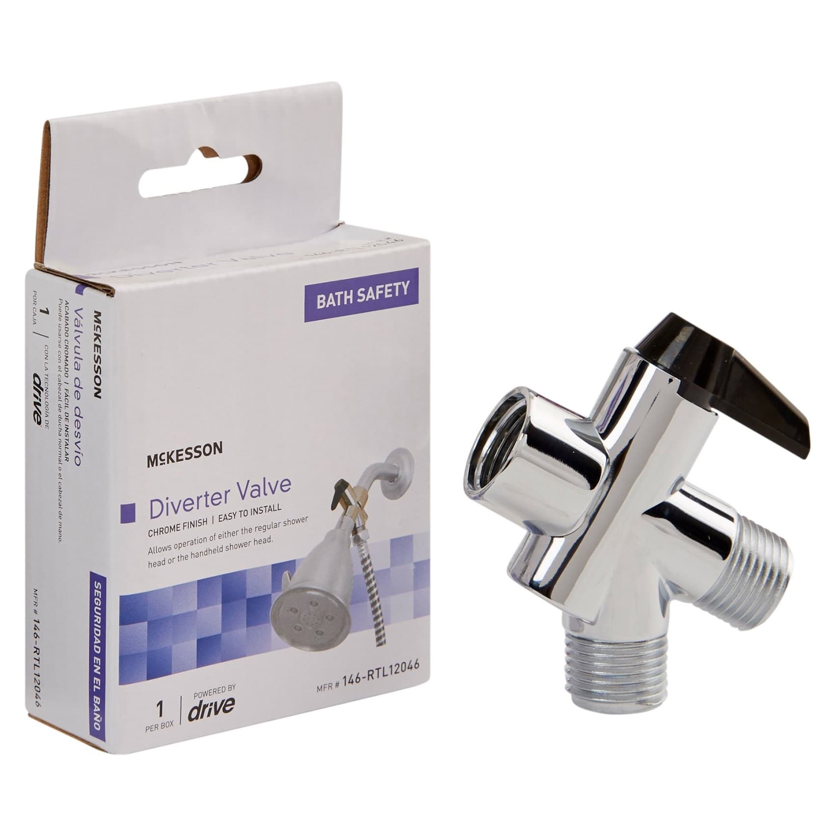 McKesson Diverter Valve For Shower Spray - Case of 24 - Image 1