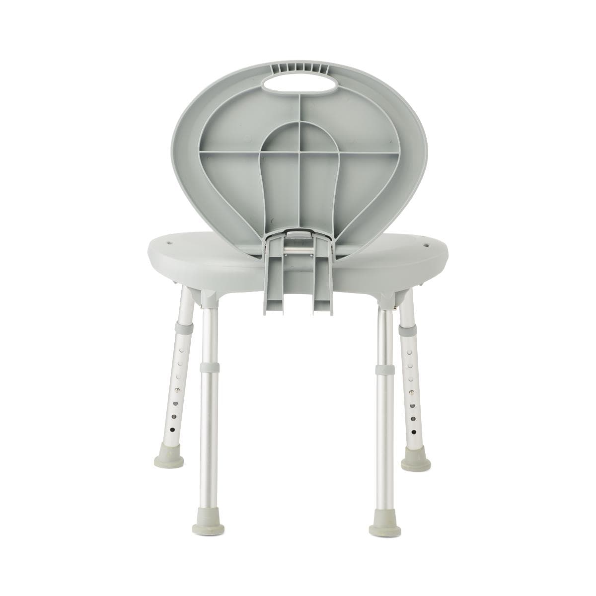 Medline Folding Shower Chair with Backrest, 300 lb - Image 2