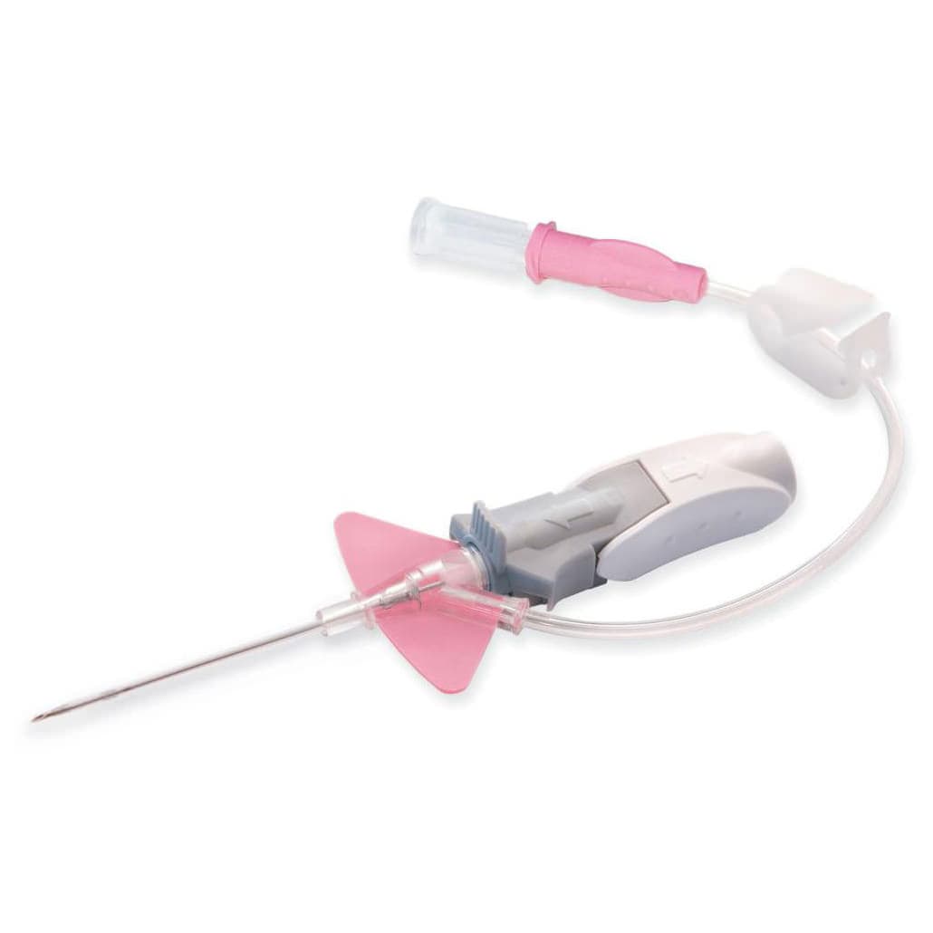 BD Nexiva Sliding Closed IV Catheter, Pink, 20 Gauge, 1 Inch - Case of 80 - Image 1