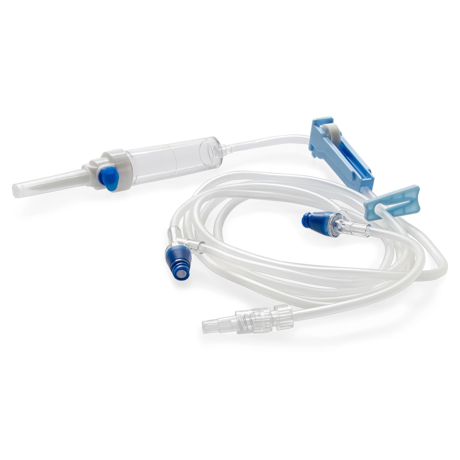 McKesson Gravity Primary IV Administration Set, Needle-Free Connectors, 80 Inch, 2.6 mL - Case of 300 - Image 1