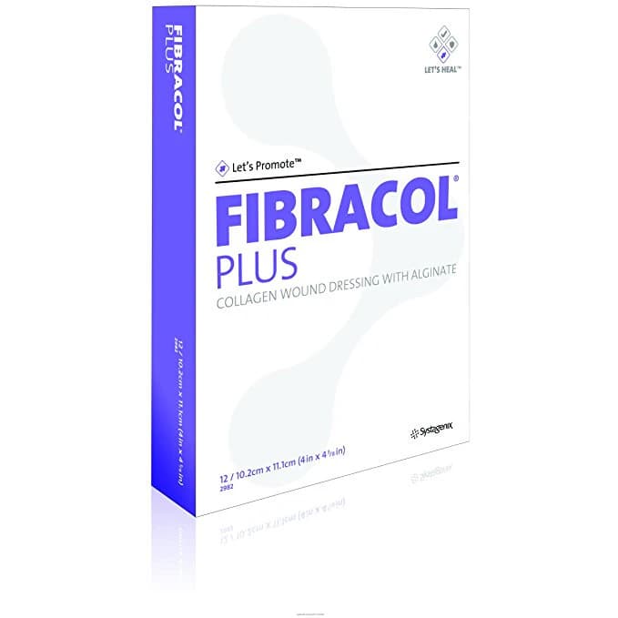 Fibracol Plus Collagen Wound Dressing with Alginate, 4 X 4-3/8 Inch Inch - Case of 72 - Image 1