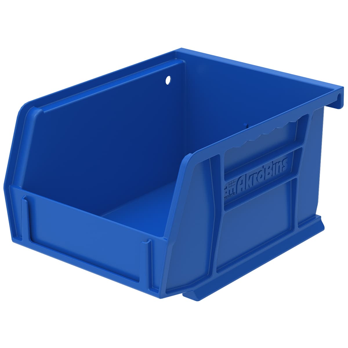 Akrobins 10 lbs Storage Bin, Blue, 5-3/8" L x 4-1/8" W x 3" H - Case of 24 - Image 1