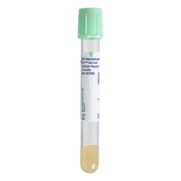 BD Vacutainer PST Venous Blood Collection Plasma Tube - Box of 100 - Image 1