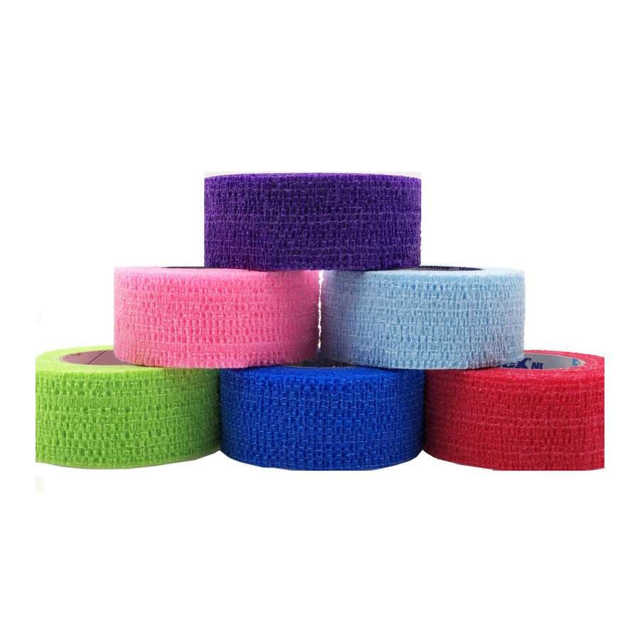 Andover CoFlex NL Cohesive Bandage, 1-1/2 Inch x 5 Yard, Blue, Latex - Case of 48 - Image 1