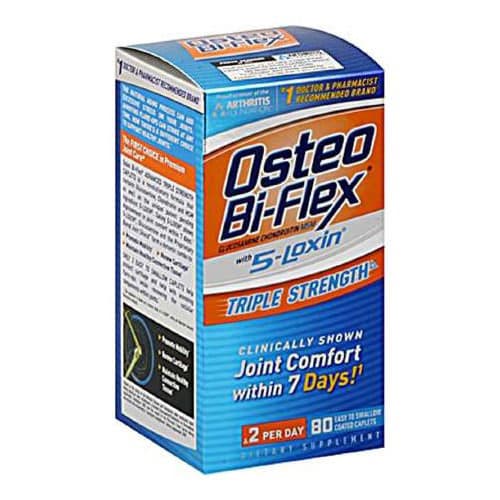 Osteo-Bi-Flex Advanced Triple Strength Joint Health Supplement with 5 Loxin - Box of 80