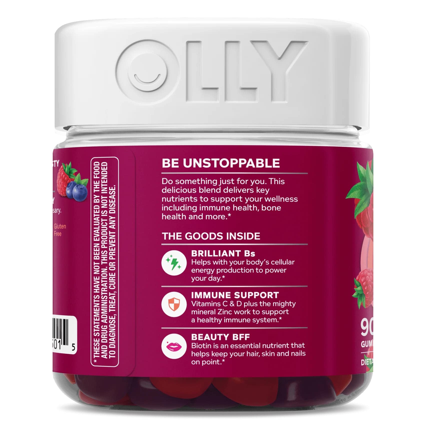 OLLY Women's Multi-Tasking Blend of Vitamins A, C, D, E, Bs, Biotin & Folic Acid - Image 4