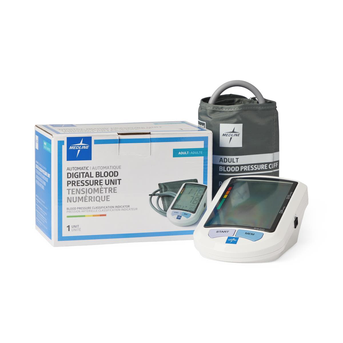 Medline Elite Automatic Digital Blood Pressure Monitors, Adult - Image 1