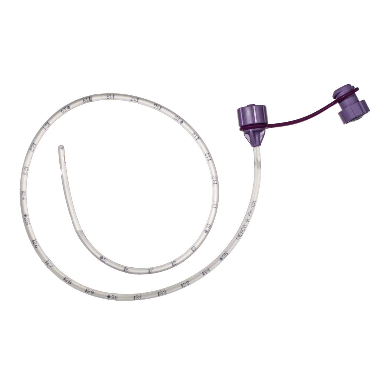 Vesco Pediatric Nasogastric Feeding Tube with ENFit Connector, Sterile, 8 Fr, 16 Inch Tube - Each - Image 1