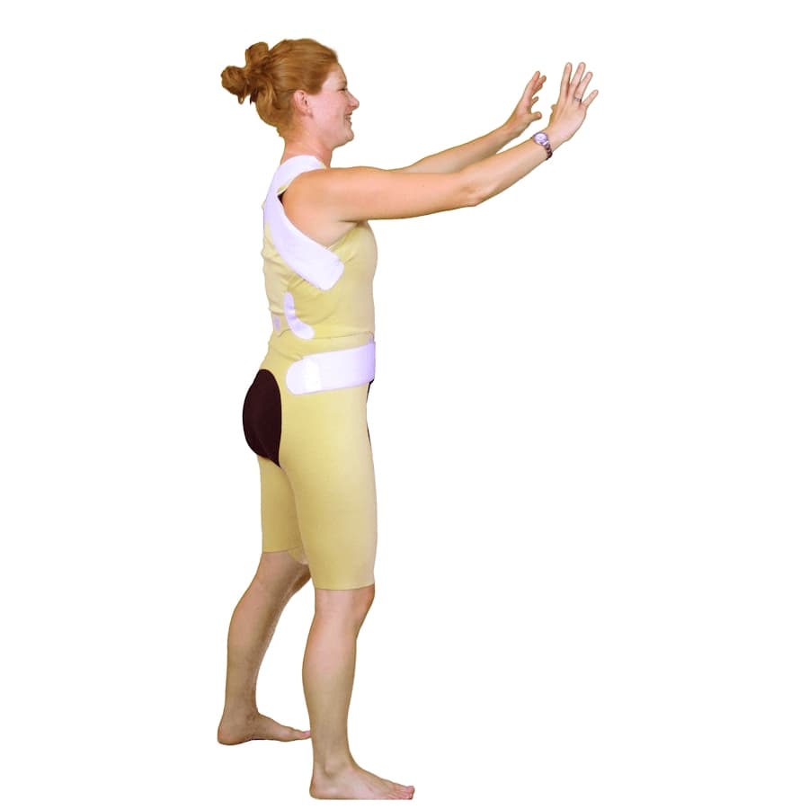 TheraTogs ULTRA Posture Torso Alignment System, Adult Female Large, Gold - Image 1